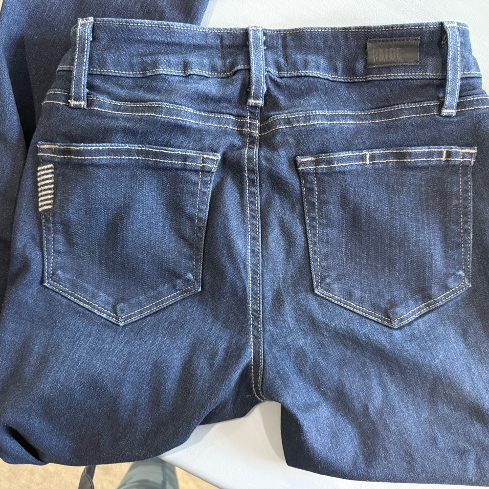 PAIGE Denim Verdugo Ankle Skinny Jeans Classic‎ Denim - Picture 6 of 7